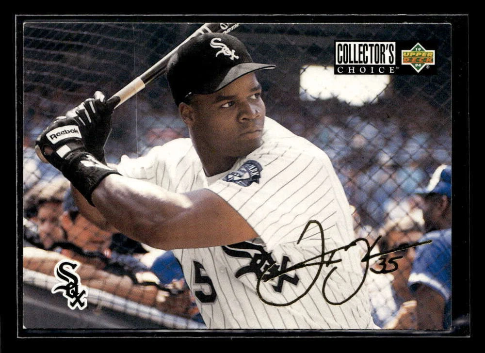 1994 Collector's Choice Frank Thomas Gold Signature #354 White Sox