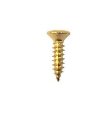 Solo Pro Gold Oval Pickguard Mounting Screws 3x12mm