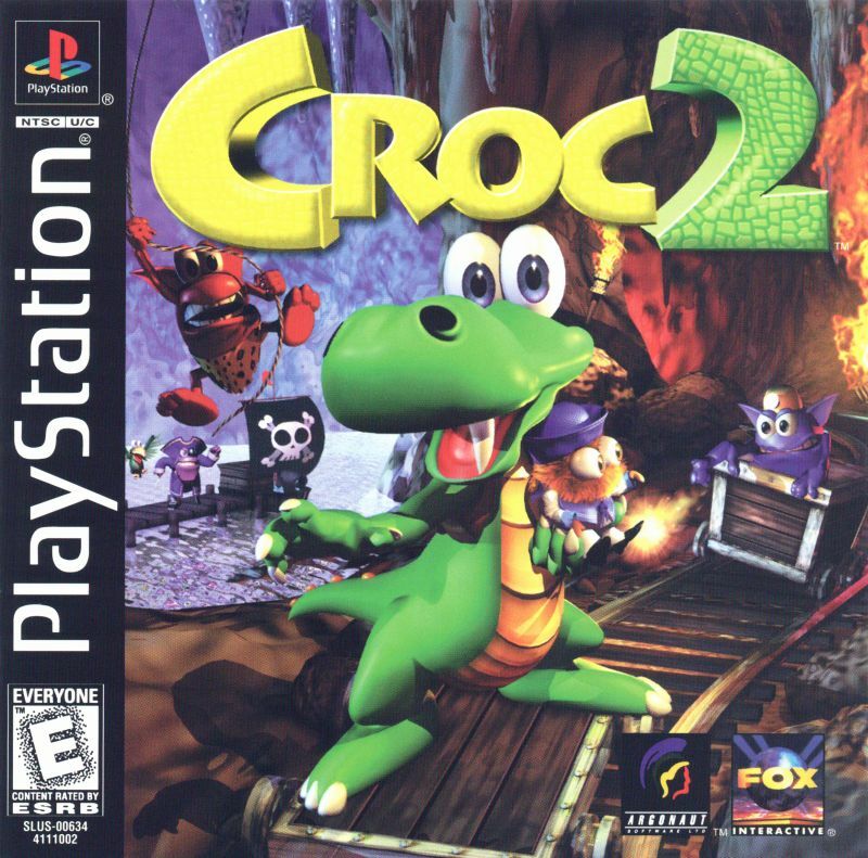 スペシャルボックス　PS1.2 Croc 2 Front NTSC PS1 Box Art Case Insert Cover only | eBay