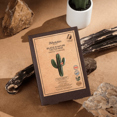 JMsolution Believe In Nature Cactus Mask 10pcs+ free gift /K-beauty