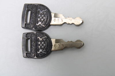 けー Kawasaki Key Number 833 Sold As a Pair | eBay
