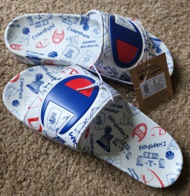 Champion Ipo Bball Doodle White/stw/scarlet Stock # Cps10508y Sz 6