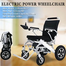 Lightweight Foldable Electric Wheelchair Intelligent All Terrain for Senior