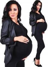 Leggings premaman SPESSI 300 DEN morbidi in PILE gravidanza leggings S-XXL