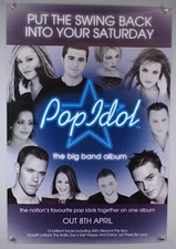 Will Young Gareth Gates Poster Original Promo Pop Idol The Big Band 2002