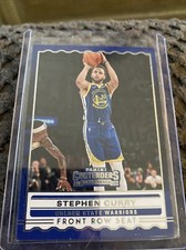 STEPHEN CURRY 2019-20 PANINI CONTENDERS FRONT ROW SEATS BLUE BORDER #20 Warriors