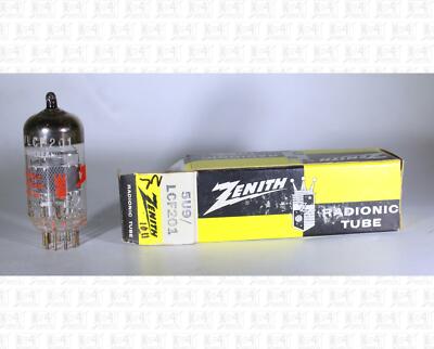 Zenith 5U9 / LCF201 Vacuum Tube Made In Holland NOS +Box