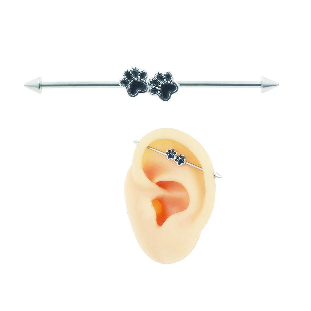 Stainless steel sale industrial piercing jewelry