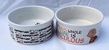 Gibson Overseas, Inc. - PEANUTS - SNOOPY - Set of 2 - PET BOWLS