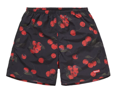 Supreme Nylon Water Short Black Floral S