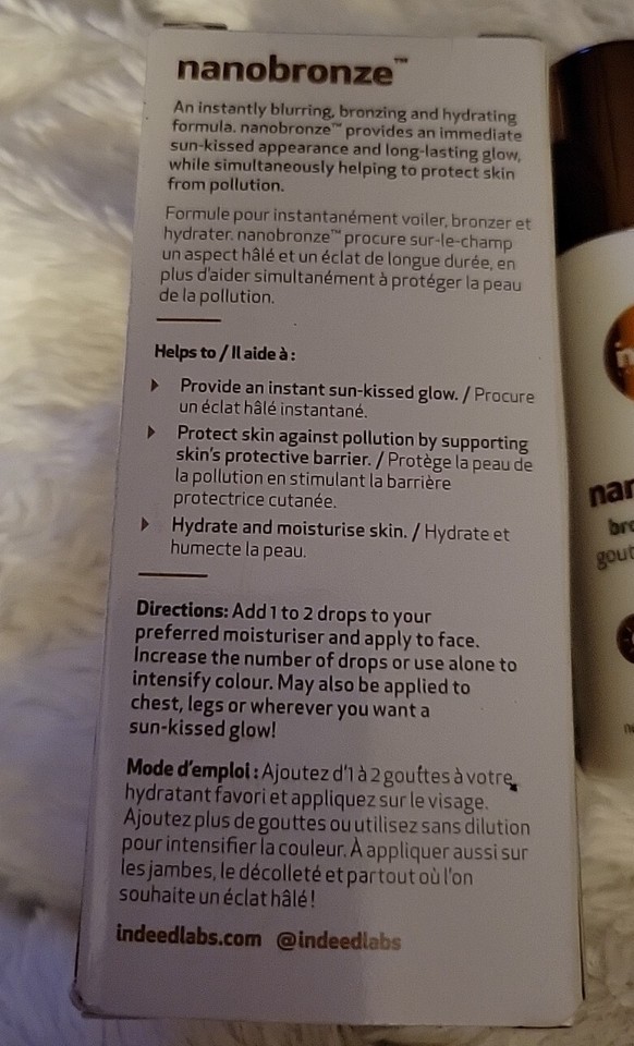 Nanobronze Bronzing Drops By Indeed Laboratories. For A Bronzed Glow