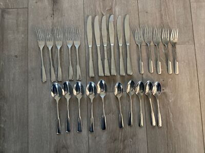 Wm A ROGERS Stainless ONEIDA Ltd Flatware 25 Pieces Friendship Pattern