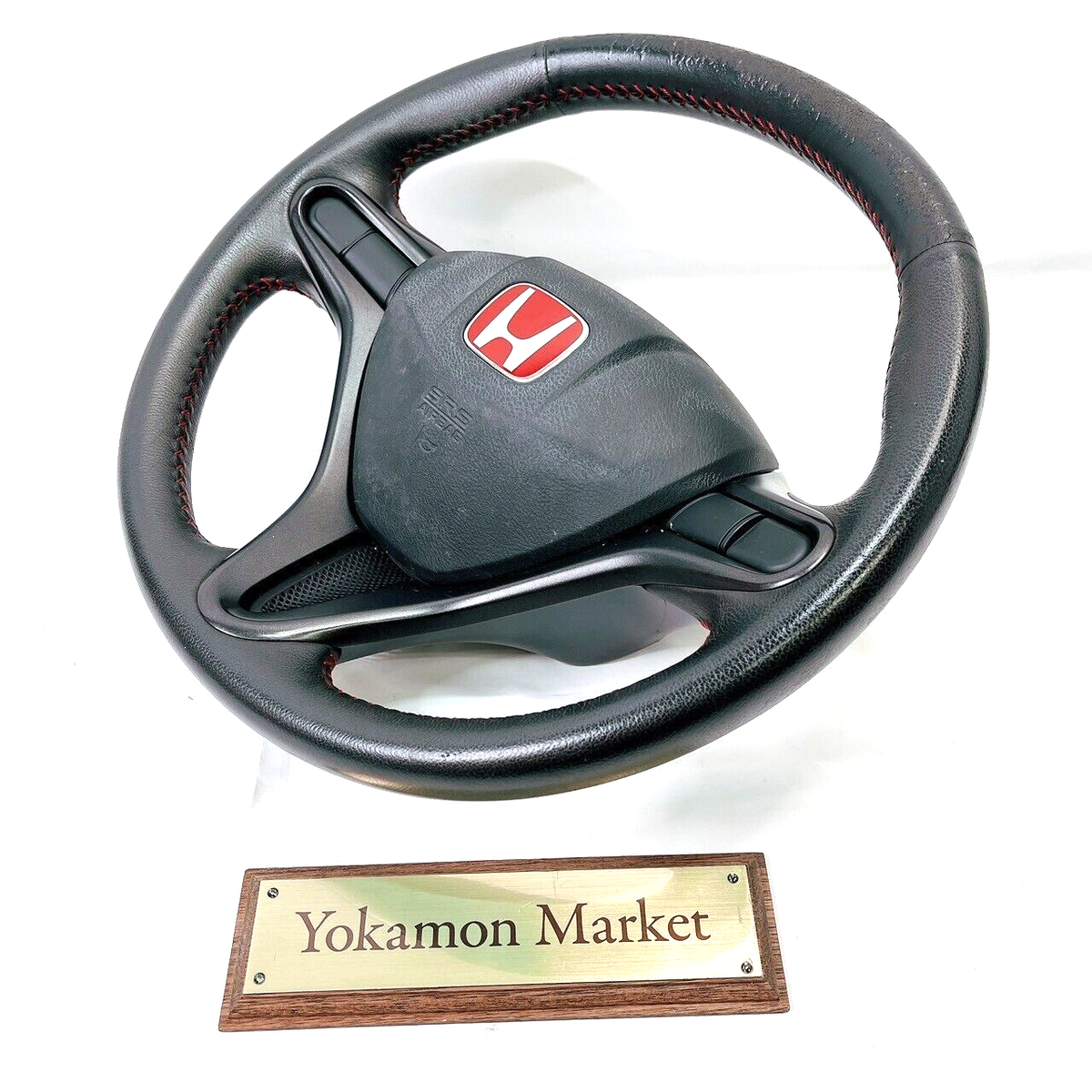 HONDA FD2 Civic Type R Leather steering wheel genuine From Japan