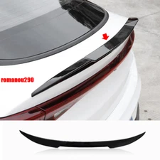 For Kia K5 2021 NEW ABS Bright Black Rear Door Tail Trunk Spoiler Wing Lip 1pcs