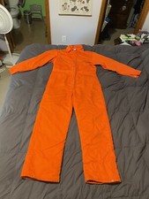 Rare VTG Big Smith Orange Insulated Coveralls Mens Med 40 Long Made In USA