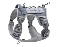 Auroth Tactical Dog Harness for Medium Dogs No Pull Adjustable Pet Harness