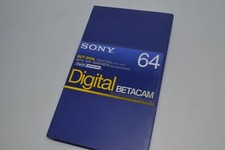   SONY BCT-D64L METAL TAPE DIGITAL BETACAM DIGITAL VIDEO CASSETTE - NEW THY8 