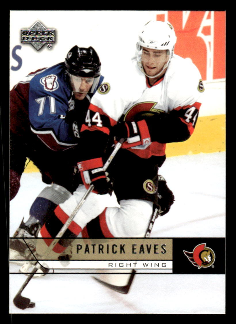 Patrick Eaves 2006 Upper Deck #138   Ottawa Senators