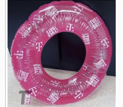 T-MOBILE Tuesdays Pool Float pink cellphone service customer promo item ...