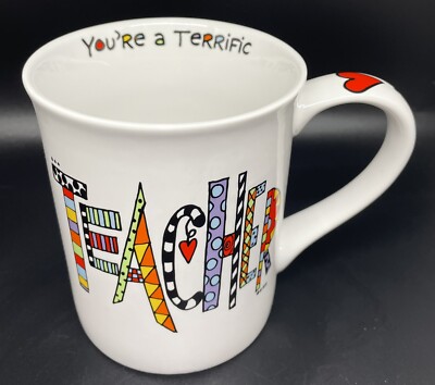 LORRIE VEASEY  You re A Terrific Teacher/You Put The Cool In School  Coffee Mug