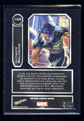 2021 Marvel METAL XMen Universe Ultimate Wolverine Alternate M