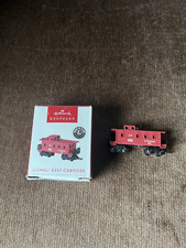 2022 Hallmark Lionel Trains Great Northern 6357 Caboose Metal Keepsake Ornament