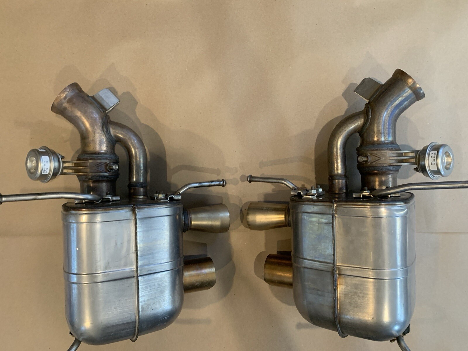 Ferrari 812 GTS Rear mufflers P/N 863203 863204