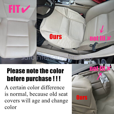 Fits 08 09 10-2014 Mercedes Benz C250 C300 C350 Driver Bottom Seat Cover Black