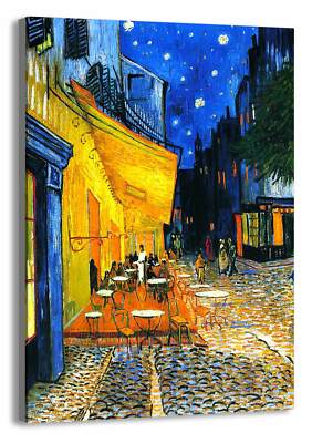 Cafe Terrace Night Van Gogh canvas or poster print Classic Fine Art museum decor