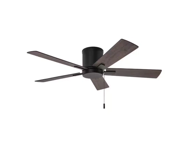Hampton Bay Grantway 48 in. Indoor/Covered Matte Black Low Profile Ceiling Fan - Image 3 of 4