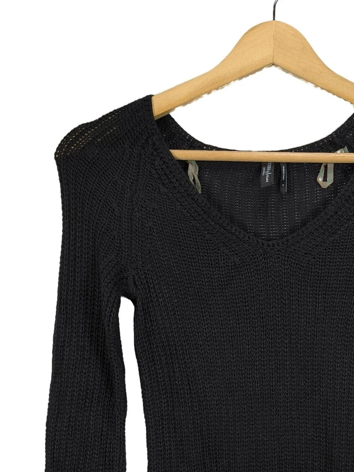 GUESS Pull tricoté Dames Pull T EU 36 noir style décontracté - Photo 3/4