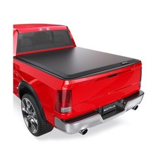 Hard Roll-Up Tonneau Covers - Security Meets Speed MOSTPLUS 5.8 FT Roll-Up Soft Vinyl Truck Bed Tonneau Cover Compatible for 201...