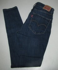 Womens Levi's 721 High Rise Skinny Jeans. Size 30 Blue. 29" Inseam.
