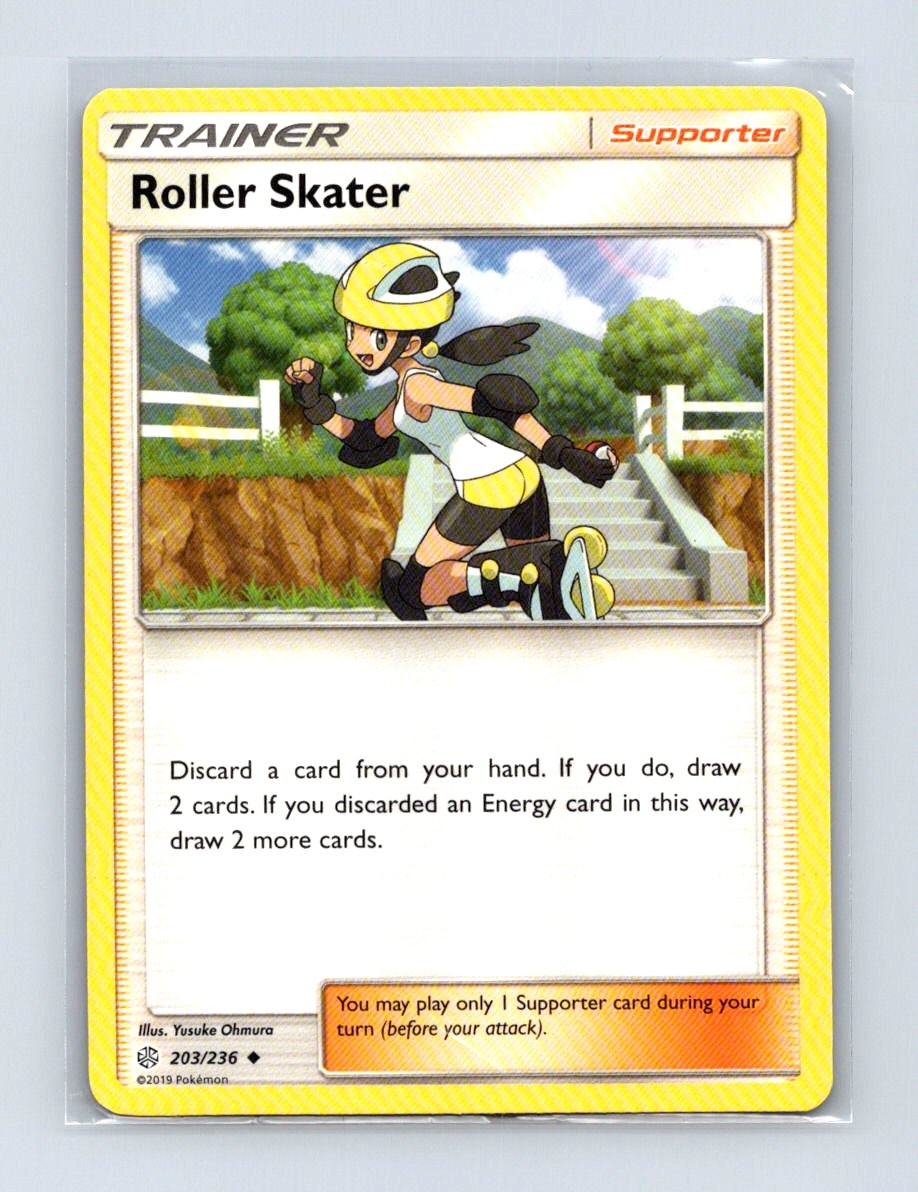 Roller Skater 203/236 Uncommon Cosmic Eclipse Pokemon Lightly Played