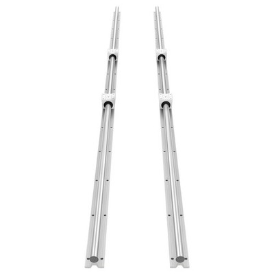 Uimoso Linear Rail Kit SBR20 2Pcs 2000 mm (78.74 in) Guide Rails with 4 Blocks