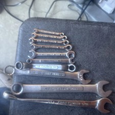 Lot Of 10 Used Usa-made Craftsman Wrenches In Assorted Sizes And Styles Lot Of 10 Used Usa-made Craftsman Wrenches In Assorted Sizes And Styles