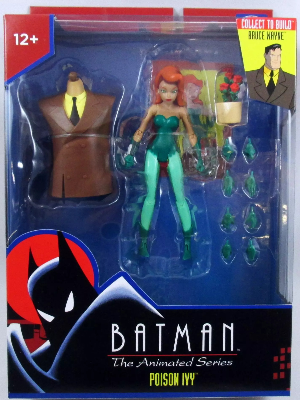 Figurine Batman Poison Ivy McFarlane Toys de la série animée avec Bruce Wayne de 18 cm