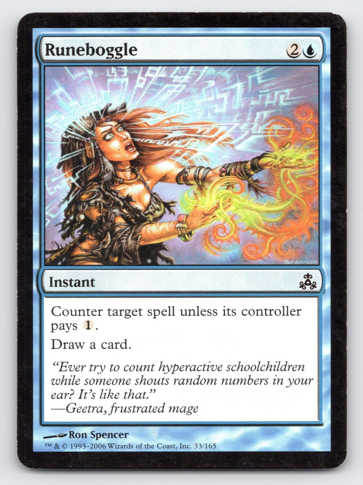 Runeboggle 33 Common Guildpact Magic: The Gathering Near Mint