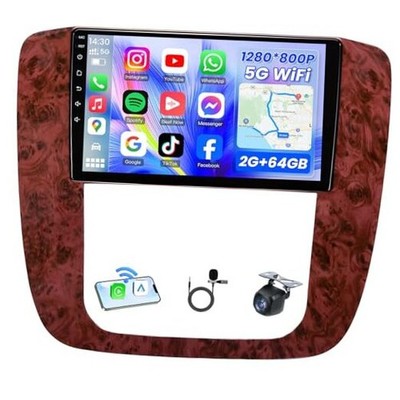 4Core 64GB Android 13 Radio for 2007-2013 Chevy 9 inch 2GB RAM + 64GB ROM