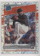 2020 Panini Donruss Optic Rated Rookies White Sparkle Prizm Rico Garcia #89 1u6