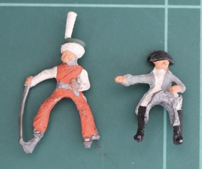 Minifiguren 25 mm Napoleonische Kriege Französische Persönlichkeiten x 2 (PRH227)