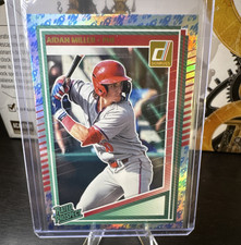 Panini Donruss 2025 Aidan Miller Rated Prospect Phillies Rocket Emoji #141