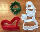 Holiday Cookie Cutter Set – 4 Pieces – Snowman, Angel, Holly, Santa Hat — photo 1