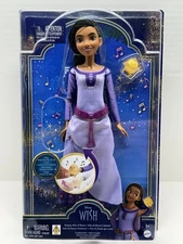 Disney Wish Singing Asha of Rosas Posable Movie Play Doll - Sealed