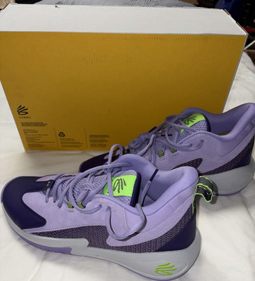Curry 3Z 25 SDE  size 11 Men s Low Top Lace-Up Athletic Sneakers Purple