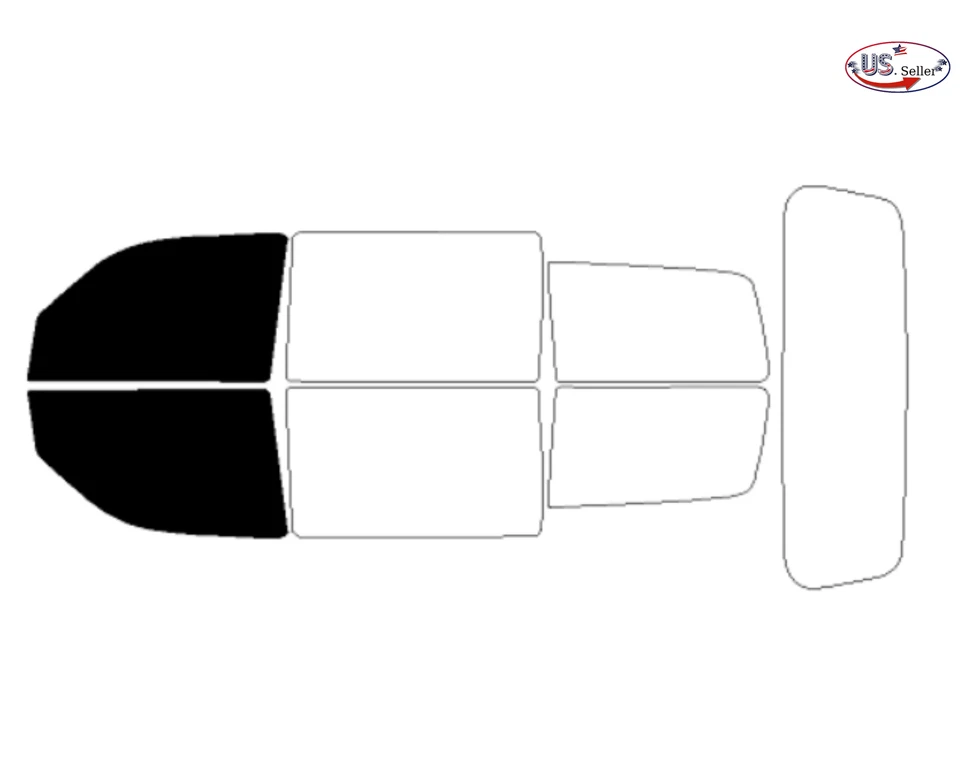 Kit de película de tinte de ventana de 2 capas precortada personalizada computarizada para Dodge Nitro 2007-2012 Foto 2 de 4