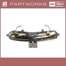 Endschalldämpfer für PORSCHE Boxster 986 Sportauspuff doppelt TÜV EDELSTAHL