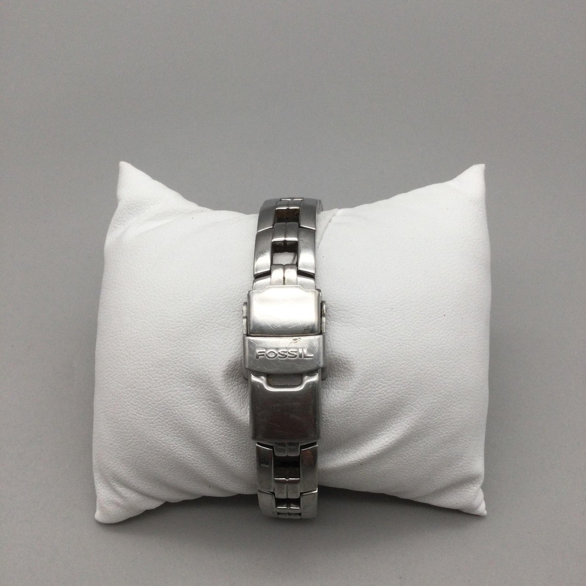 Fossil Watch 29mm Mother Of Pearl Dial Crystals AM-3458 New Battery Fits Upto 8\
