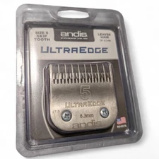 Andis Carbon Infused Steel UltraEdge Dog Clipper Blade, Size-5 Skip Tooth,