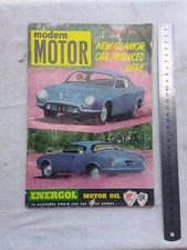 1959 Modern Motor Magazine Ascot Chevrolet Biscayne Citroen ID-19 Cooper Climax